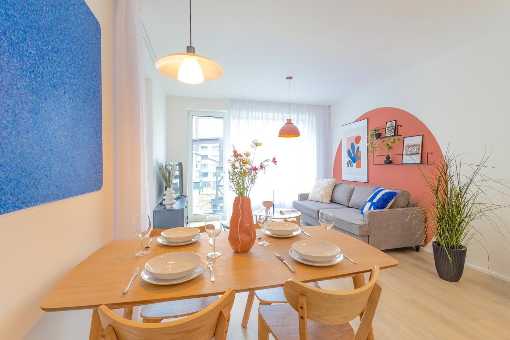Design Apartment - Balcony, Free Parking, Yoga, 10 Mins To Center, By Gravity ปราก ภายนอก รูปภาพ